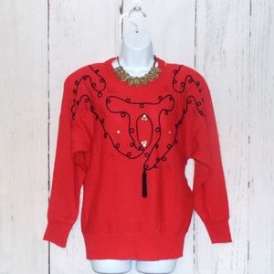 Vintage Beautifully Mine Tassel Sweater